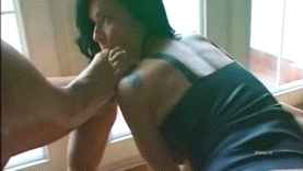 Sex Gif - Miriam ogles Rocco’s huge cock