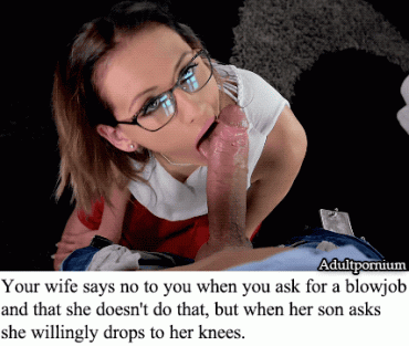 Sex Gif - Mom on her knees.