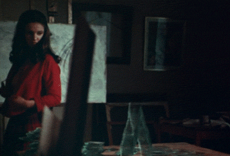 Movie clip - artist's model - unknown source