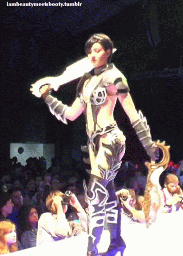Sex Gif - Oniksiya Sofinikum amazing cosplay ASS
