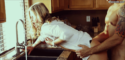 Open window in the kitchen