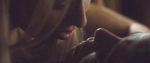 Passionate kiss