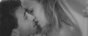 Sex Gif - Passionate kissing between teen couple