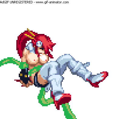 Plant Tentacle Caught her