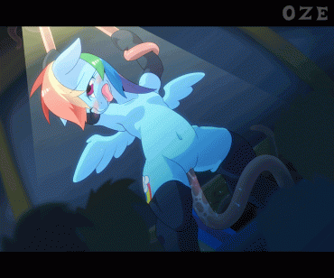 Sex Gif - Rainbowdash Tentacle Fuck