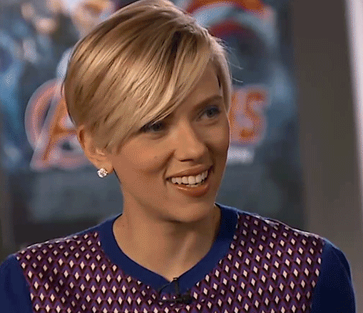 Scarlett Johansson boobs gif Imgur tumblr hot short blonde hair