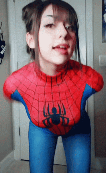 Sex Gif - Sexy spiderwoman cosplay
