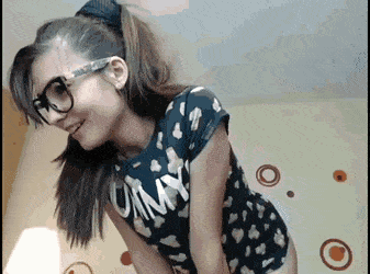 Sex Gif - Showing Us Her Real Sexy Butt