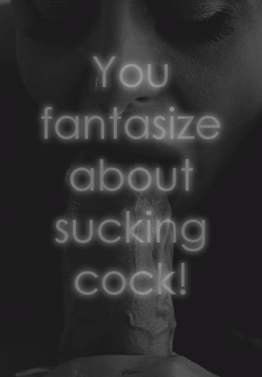 Sex Gif - Sissy Caption Cock Sucking Fantasy