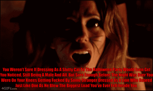 Sissy Takes A Halloween Load