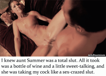 Sex Gif - Slut aunt Summer fucked