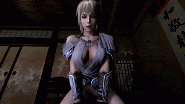 Sex Gif - Sophitia rides dick like a champ
