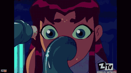 Starfire Tentacle Bukkake