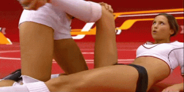 Sex Gif - Stretching on the Field - Gif on imgur