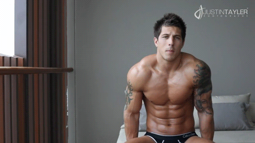 Stunning gay fit body in a incredible animated photo