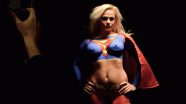Sex Gif - Supergirl body paint