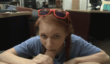 Sex Gif - Teen Enjoys Sucking Big Dick