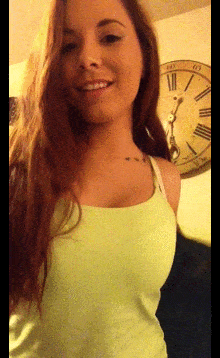 Sex Gif - teen taking off her top