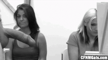 Sex Gif - Twitching cock for the art class girls. LOL!