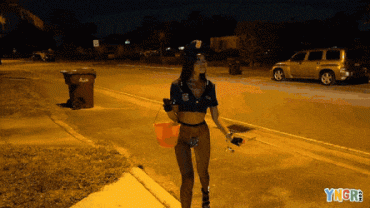 Sex Gif - Vina Sky - Vina Sky Trick Or Treats For Dick On Halloween! GIF
