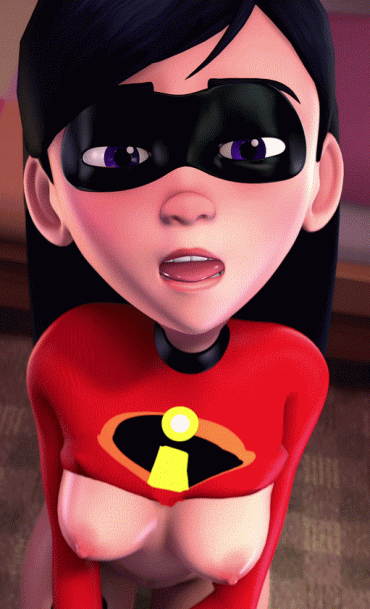 Sex Gif - Violet Parr - The Incredibles Ahegao