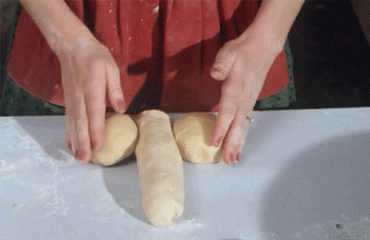 Sex Gif - While Ann was making the bread for dinner, she had something on her mind for after dinner.