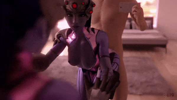 Widow working it