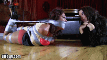 Sex Gif - Young lesbian sex slave bound