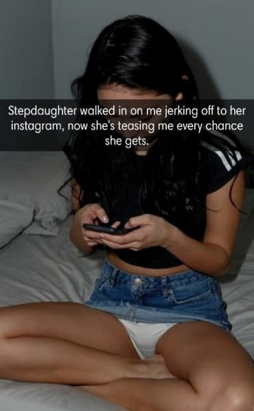 Sex Picture - Stepdaughter knows I jerk off to her
