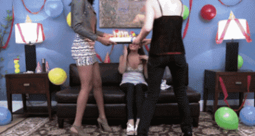 Sex Gif - Ashlynn Leigh gets a very special birthday surprise.