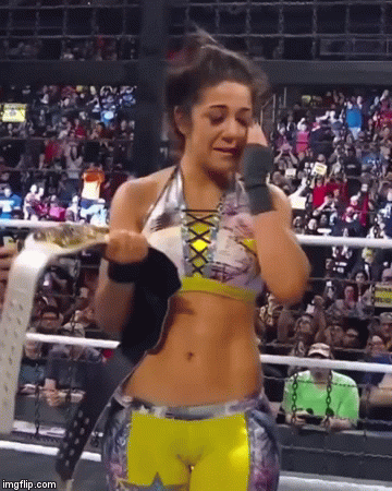 Sex Gif - Bayley fixing her cameltoe