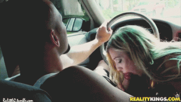 Sex Gif - Bj in moving car