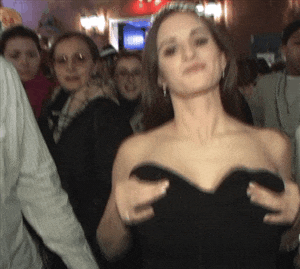 Sex Gif - Brunette Public Flash