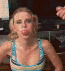 Sex Gif - bubblegum cumshot