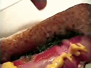 Sex Gif - Cock Hot Dog Closeup