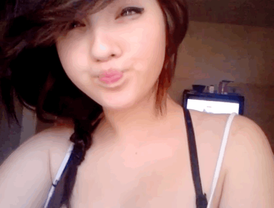 Cute teen selfie