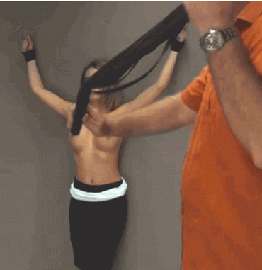 Sex Gif - Cutie having her boobs whipped