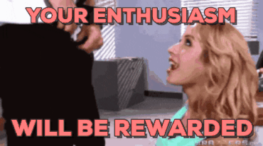Sex Gif - Enthusiastic Blonde Sissy Captions