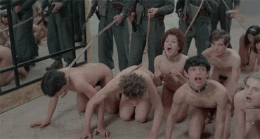Sex Gif - Feeding the dogs - Salo / 120 days of Sodom
