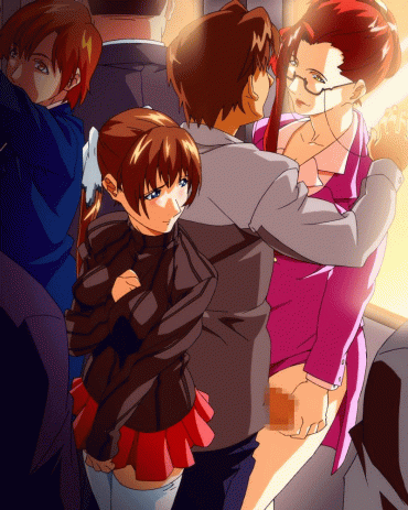 Sex Gif - Hot anime porn picture with a superb milf