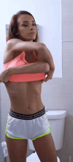 Sex Gif - Hot teen Charity Crawford gets naked