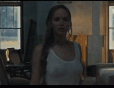 Sex Gif - Jennifer Lawrence see through top shows nipple