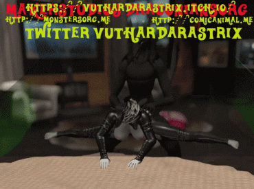 Sex Gif - Leg open fucked by a sergal.