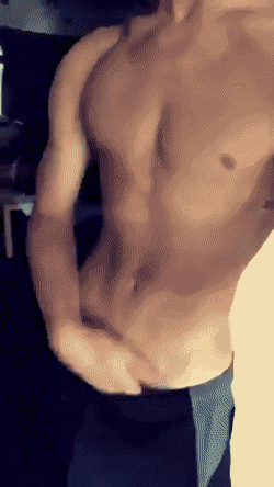 Sex Gif - Monster white cock flopping around