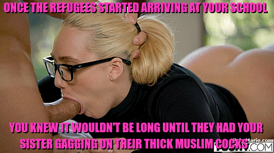 my sis is a muslim's slut