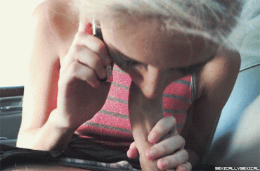 Sex Gif - NAOMI WOODS PHONING IN A BLOWJOB