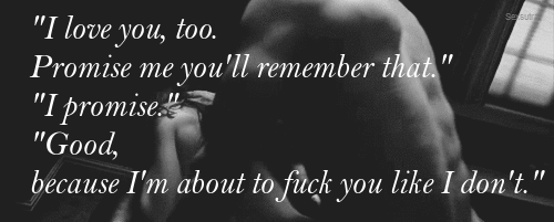 Promise me you will remember that.