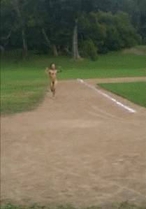 Sex Gif - running nude