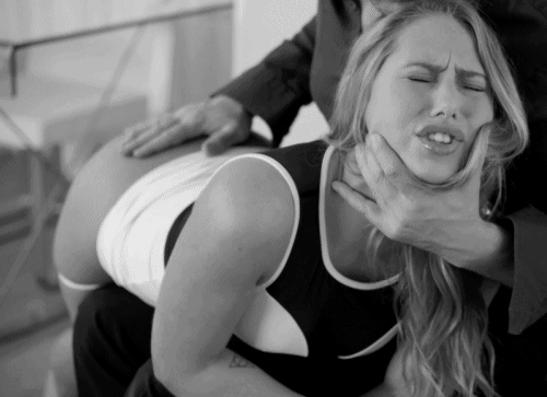 slut gets spanked