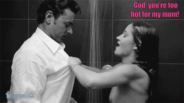 Sex Gif - Stepdaughter seduces stepdad in the shower